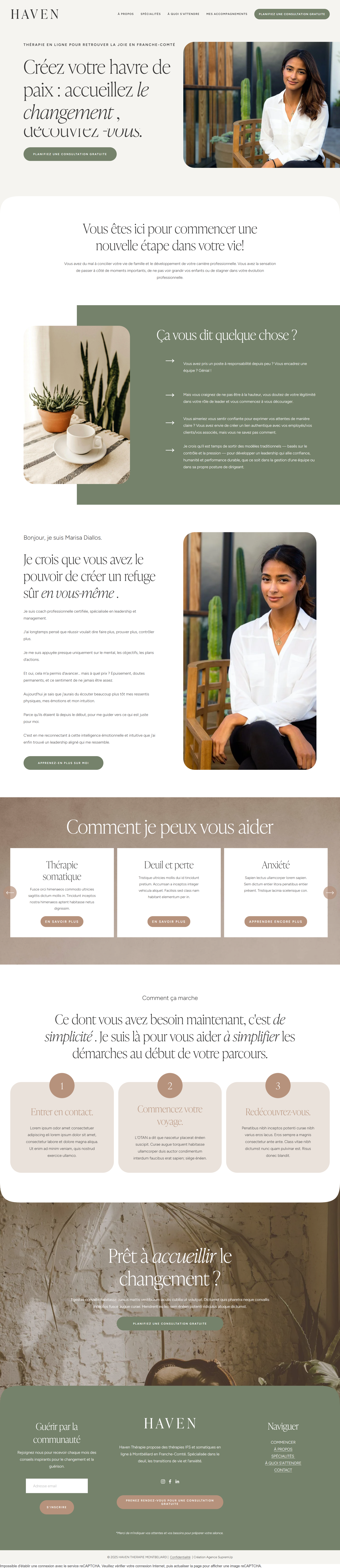 img maquette conception site google sites pour coach et indépendant